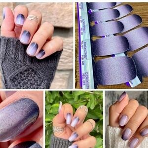 Smoke And Mirrors Color Street Purple Gradient Nail Wraps